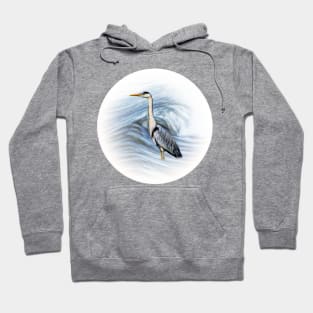 Grey heron Hoodie